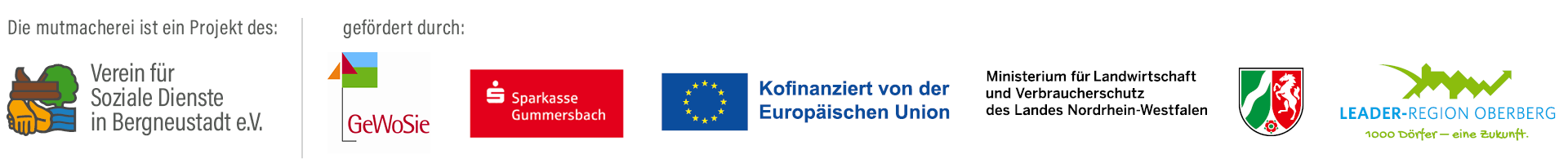 Die Mutmacherei - Sponsoren